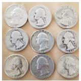W - LOT OF COLLECTIBLE QUARTERS (C55)