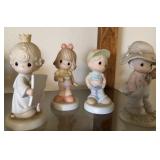 W - FOUR PRECIOUS MOMENTS FIGURINES (B3)