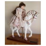 W - COLLECTIBLE DOLL & CAROUSEL HORSE (E15)