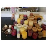 W - MIXED LOT OF CANDLES (L69)