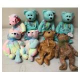 W - LOT OF TY COLLECTIBLE BEARS (B42)