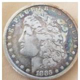 W - 1885 MORGAN SILVER DOLLAR (C62)