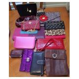 W - MIXED LOT OF WRISTLETS, WALLETS, CLUTCHES (K48