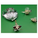 W - CRYSTAL PAPERWEIGHT & MINI FIGURINES (L60)