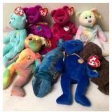 W - LOT OF TY COLLECTIBLE BEARS (B32)