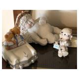 W - SLEEPING CHERUB, CHERISHED TEDDIES FIGURINE