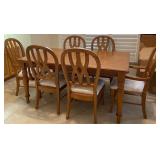 W - DINING TABLE WITH SIX CHAIRS (K1)