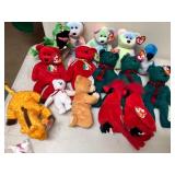 W - MIXED LOT OF TY PLUSH ANIMALS (B58)