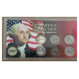 W - OVAL OFFICE COIN COLLECTION QUARTERS SET (C76)