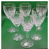 W - SIX PIECES WATERFORD CRYSTAL STEMWARE (L50)