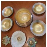 W - BOWL, PLATES & CANDLE HOLDERS (K50)