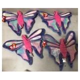 W - LOT OF FOUR TY BUTTERFLIES (B48)