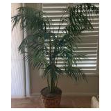 W - FAUX TREE IN BASKET PLANTER (D3)