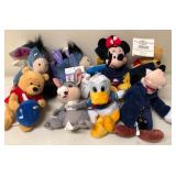 W - LOT OF DISNEY PLUSH TOYS (B31)