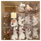 W - LOT OF COLLECTIBLE TY ANIMALS (B135)