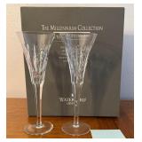 D - WATERFORD CRYSTAL MILLENNIUM FLUTES (L120)