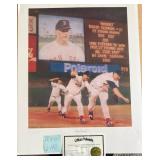 D - ROGER CLEMENS AUTOGRAPHED PRINT WITH COA