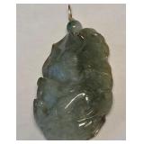 CARVED JADE PENDANT (B10)