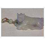 CARVED JADE PENDANT (B11)