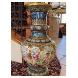 R - CHINESE CLOISONNE VASE 25.5"T (L26)