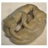 CARVED JADE PENDANT (B8)