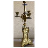 R - BRASS CANDELABRA ((P67)