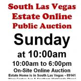 WELCOME TO OUR SUN. @10am ONLINE PUBLIC AUCTION