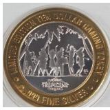 TROPICANA - $10 .999 SILVER TOKEN (551 B70)