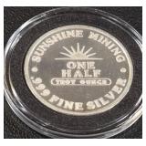 HALF TROY OUNCE .999 FINE SILVER (1001 D)