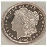 .999 1oz SILVER BULLION COIN (MORGAN COPY) (996 J)