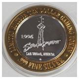 STRATOSPHERE - $10 .999 SILVER TOKEN (551 C15)