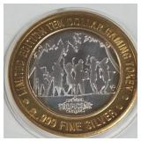 TROPICANA - $10 .999 SILVER TOKEN (551 B68)