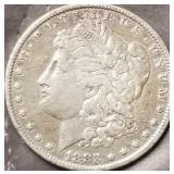 1883 - MORGAN SILVER DOLLAR (568 A)