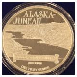 ONE TROY OUNCE .999 FINE SILVER COIN (983 C)