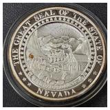 TWO OZ .999 FINE SILVER COIN (963 J)