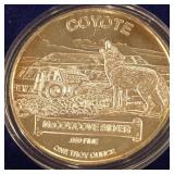 ONE TROY OUNCE .999 FINE SILVER COIN (983 F)