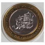 THE ORLEANS - $10 .999 SILVER TOKEN (551 B34)