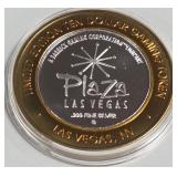 PLAZA - $10 .999 SILVER TOKEN (551 A4)