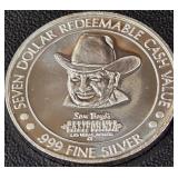 CALIFORNIA HOTEL .999 FINE SILVER 20.1GRAMS (418 H
