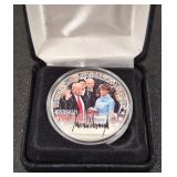 DONALD TRUMP 2017 AMERICAN EAGLE 1oz SILVER (367 H