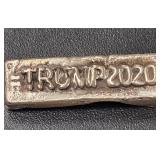 TRUMP 2020 .999+ FINE SILVER 1 TROY OZ (431 B)