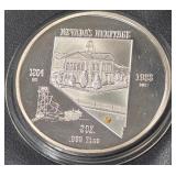 TWO OZ .999 FINE SILVER COIN (964 L)