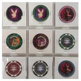PLAYBOY AND MORE CASINO COMMEMORATIVE CHIPS (474 J
