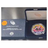 TRUMP - 2020 AMERICAN EAGLE SILVER DOLLAR (858)