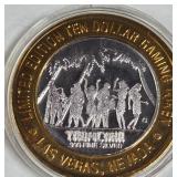 TROPICANA - $10 .999 SILVER TOKEN (551 B73)