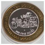 THE ORLEANS - $10 .999 SILVER TOKEN (551 B23)