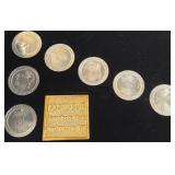 EXCALIBUR HOTEL/CASINO COMMEMORATIVE COINS (614)