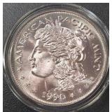 ONE TROY OUNCE .999 FINE SILVER COIN (813 F)