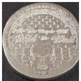 2oz .999 FINE SILVER ROUND (844 B)