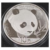 2018 10Y PANDA - 30G .999 FINE SILVER (1000 N)